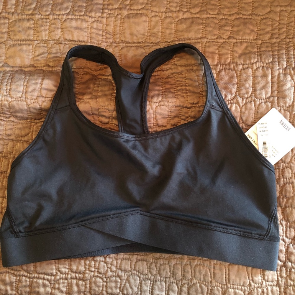 Black Victoria sport sports bra